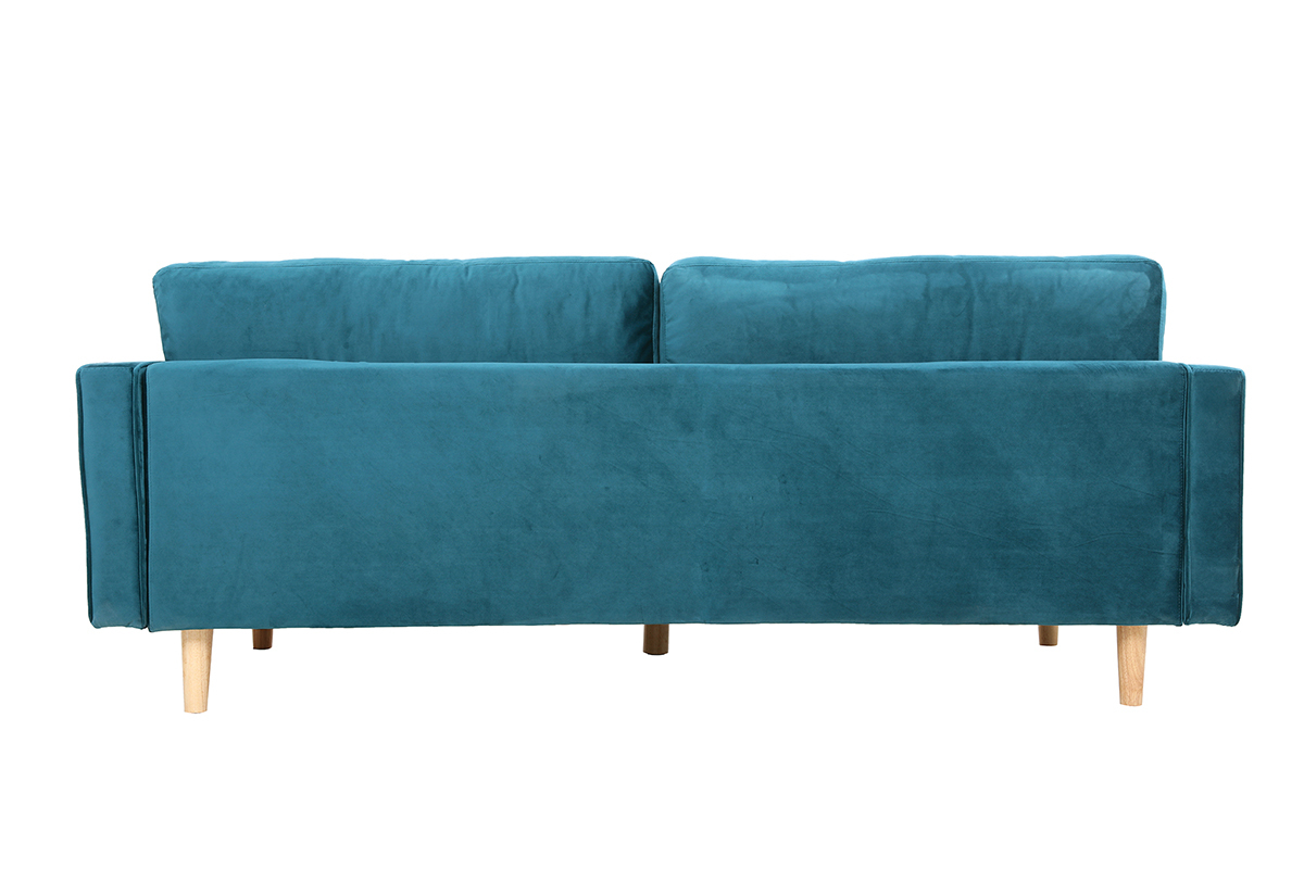 Sof 3-4 plazas terciopelo azul petrleo IMPERIAL