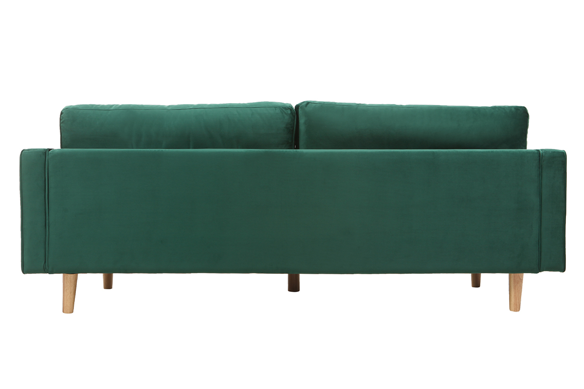 Sof 3-4 plazas terciopelo verde IMPERIAL