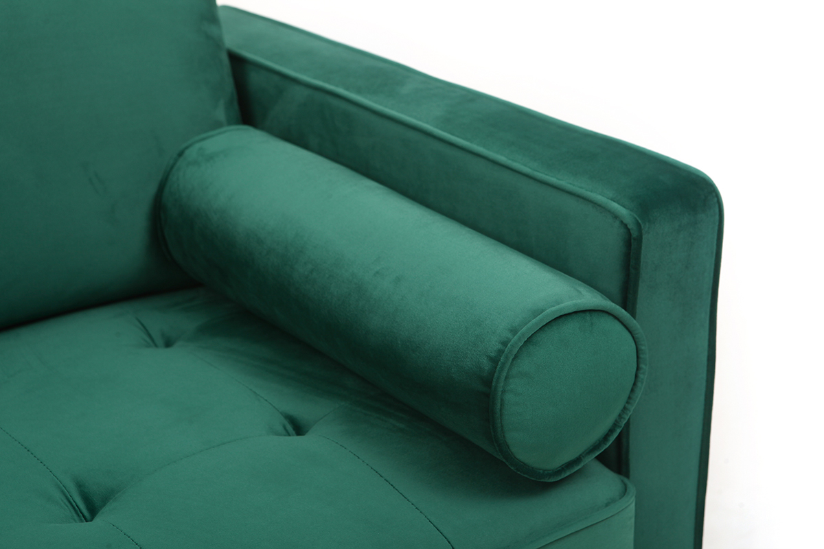 Sof 3-4 plazas terciopelo verde IMPERIAL