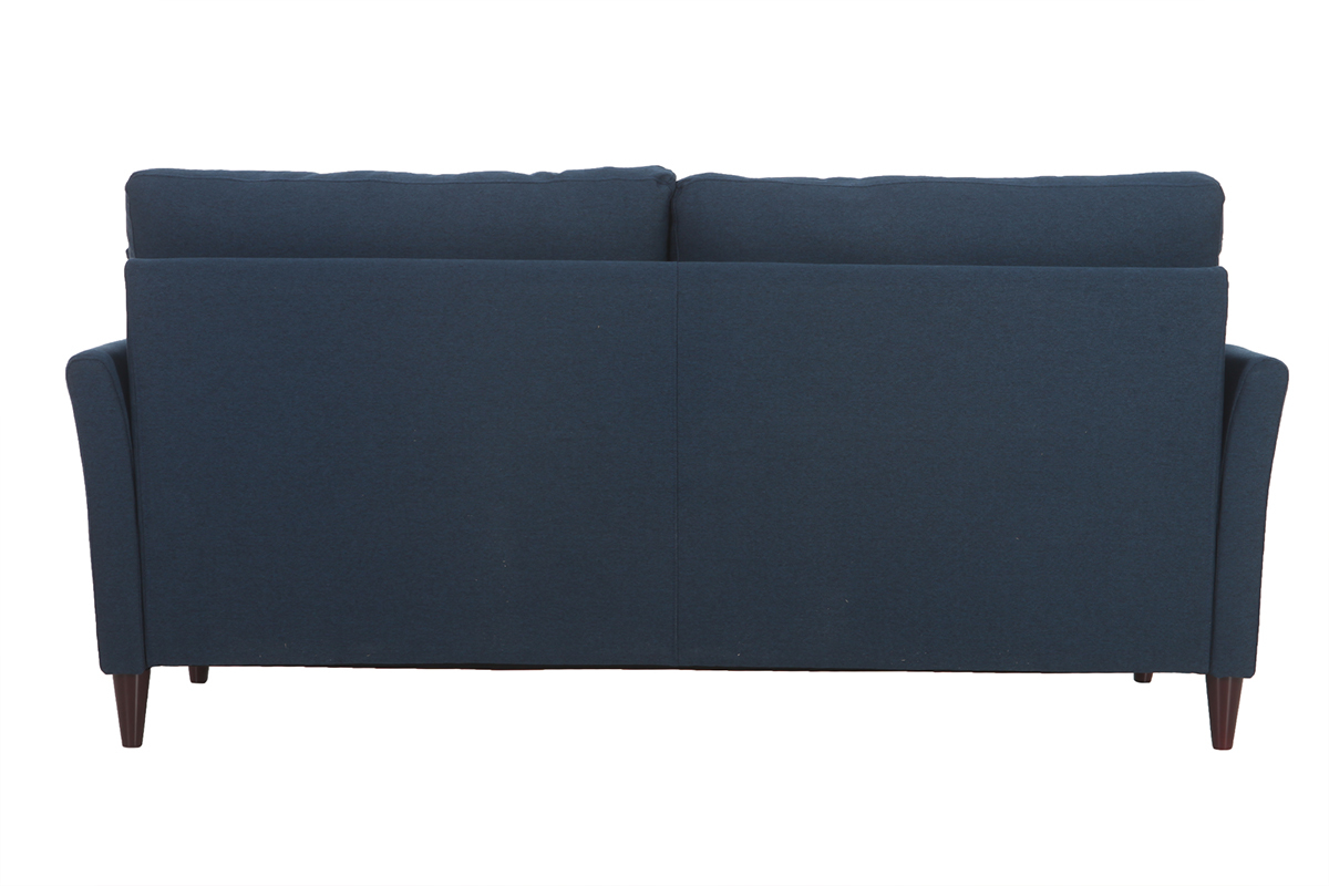 Sof 3 plazas en tejido azul oscuro con almacenaje MEDLEY
