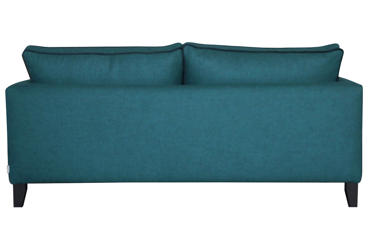 Sof 3 plazas reversible tejido estampado azul petrleo HARRISON