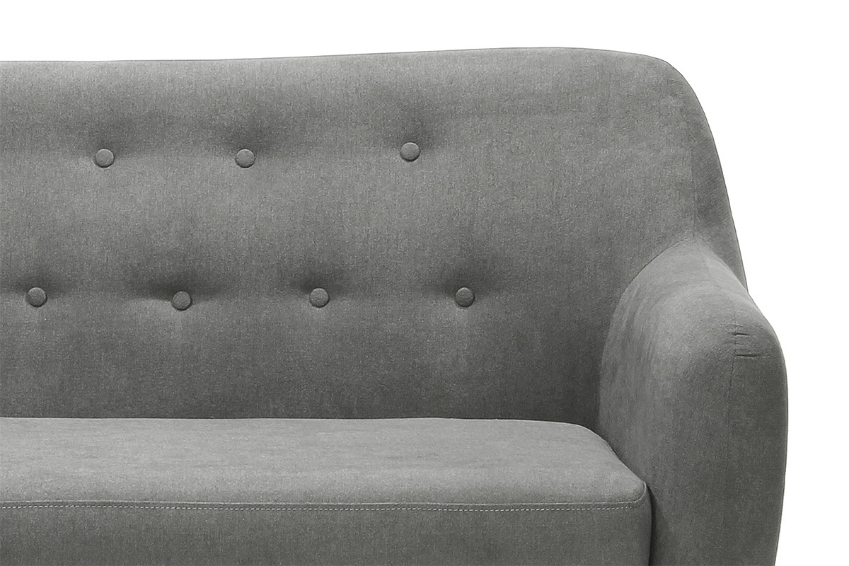 Sof� 3 plazas tejido gris ABSOLUTE