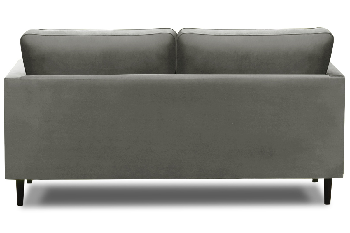 Sof 3 plazas terciopelo gris WILLIAM