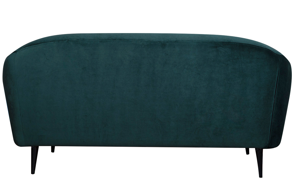 Sof 3 plazas terciopelo verde FOLIES