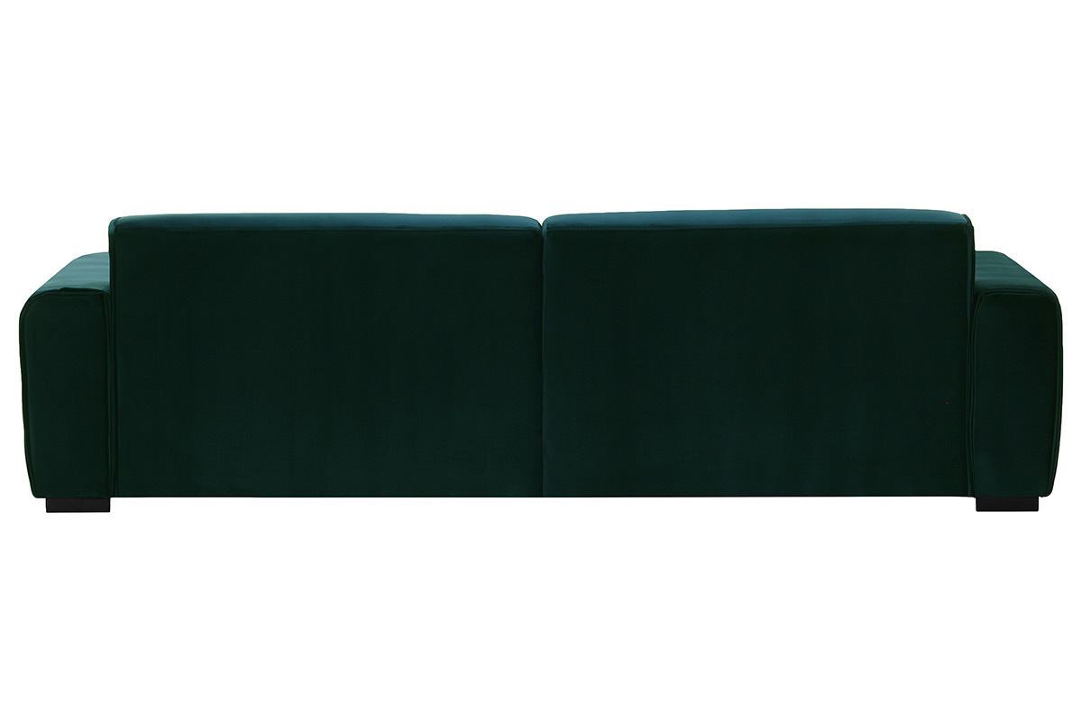 Sof 3 plazas terciopelo verde MELLOW