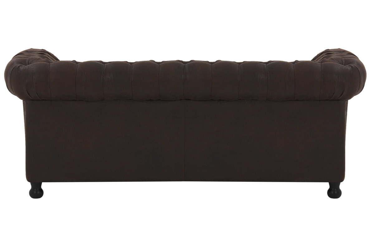 Sof 3 plazas vintage marrn CHESTERFIELD