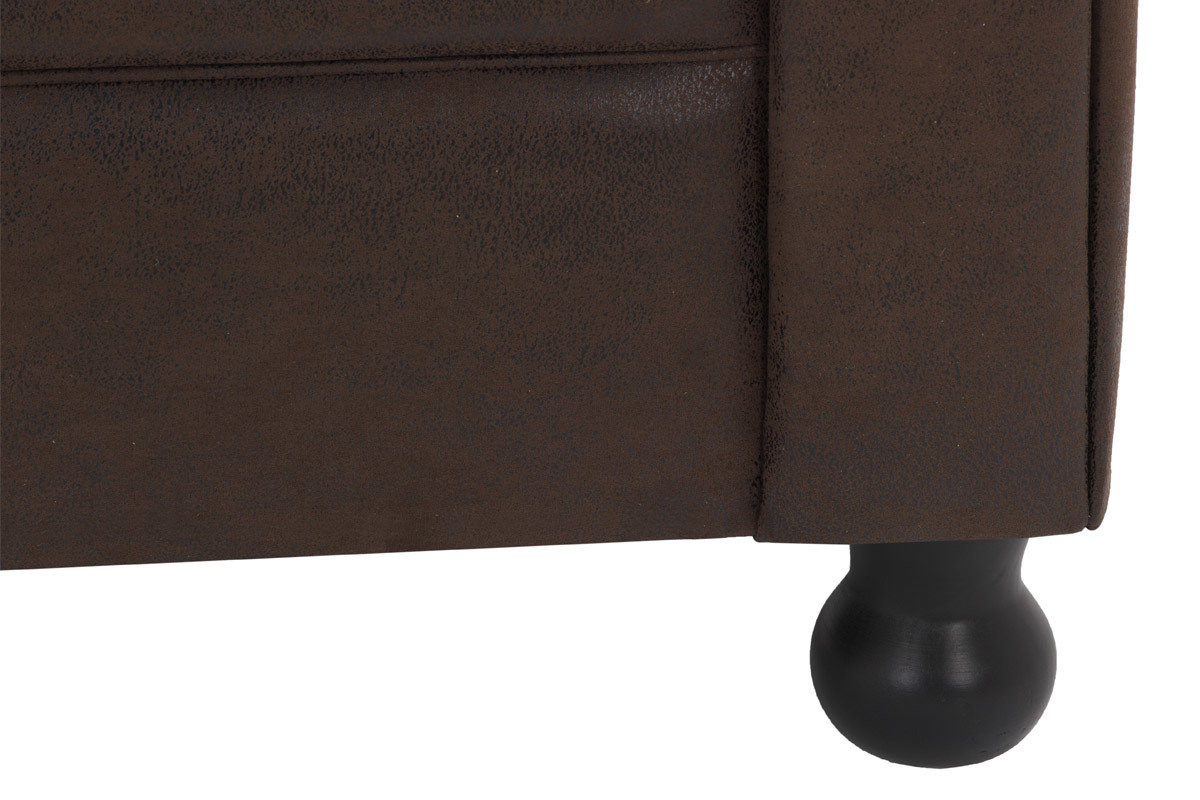 Sof 3 plazas vintage marrn CHESTERFIELD