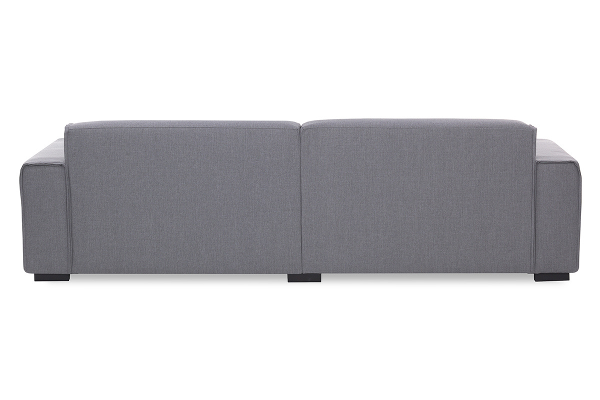 Sof 4 plazas moderno tejido gris claro MELLOW