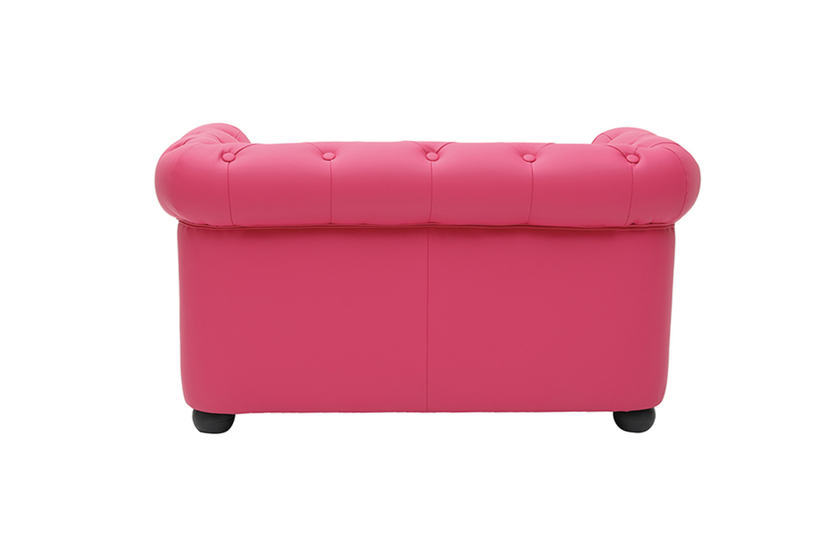 Sof BABY CHESTERFIELD  2 plazas de color rosa