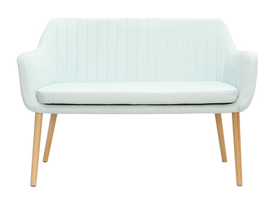 Sof&aacute;/ banqueta escandinavo 2 plazas verde menta ALEYNA