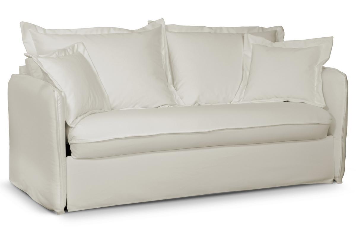 Sof cama desenfundable de algodn blanco crema ALDO