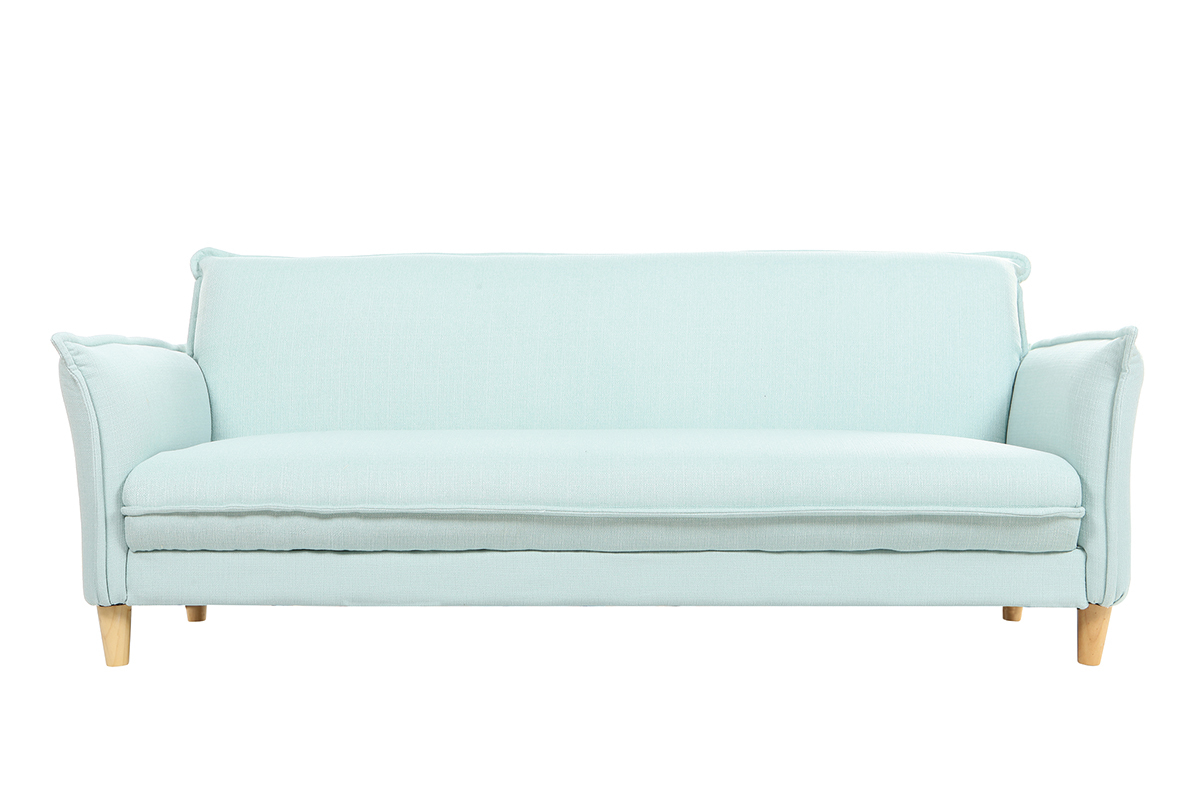 Sof cama estilo nrdico tejido verde agua WEEKEND