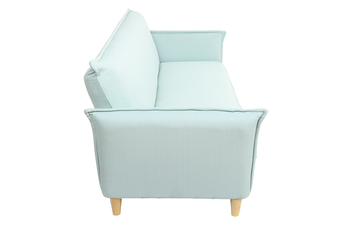 Sof cama estilo nrdico tejido verde agua WEEKEND