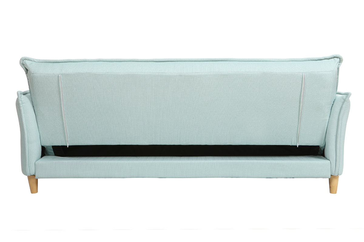 Sof cama estilo nrdico tejido verde agua WEEKEND