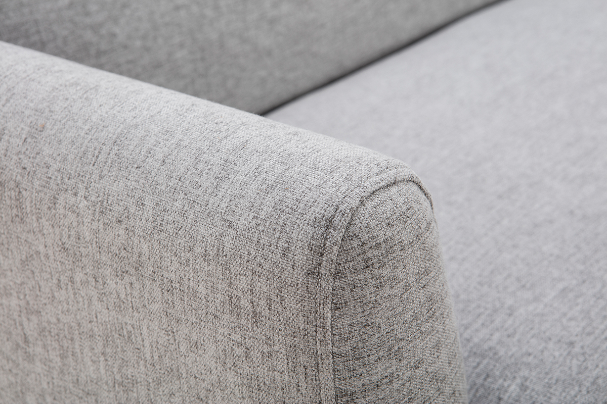 Sof cama nrdico 3plazas gris claro STEWART