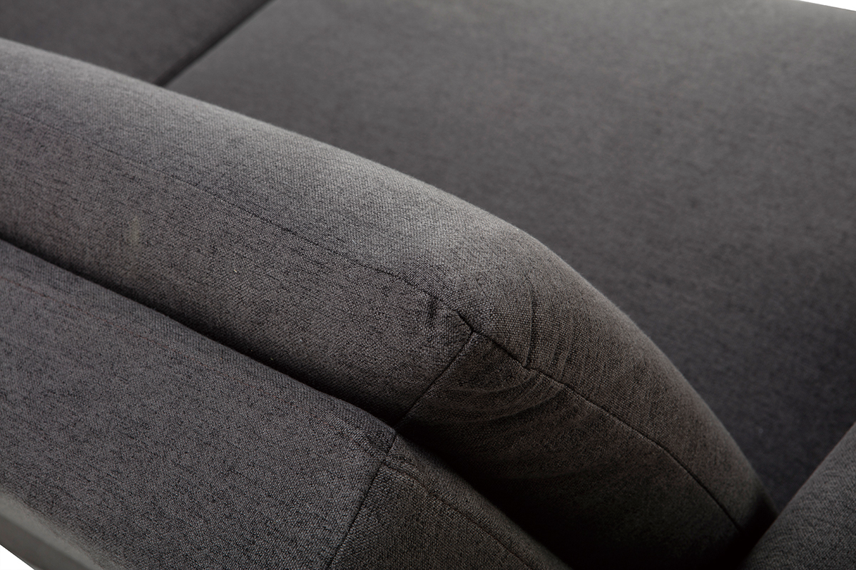 Sof cama nrdico 3plazas gris oscuro STEWART