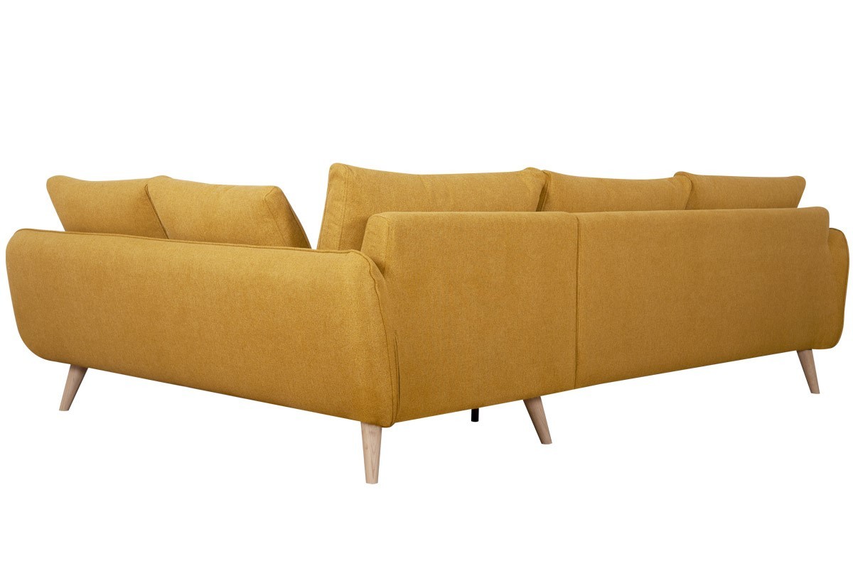 Sof chaise longue a la derecha estilo nrdico 5plazas amarillo comino CREEP