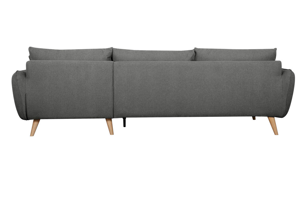 Sof chaise longue a la derecha estilo nrdico 5plazas gris antracita CREEP