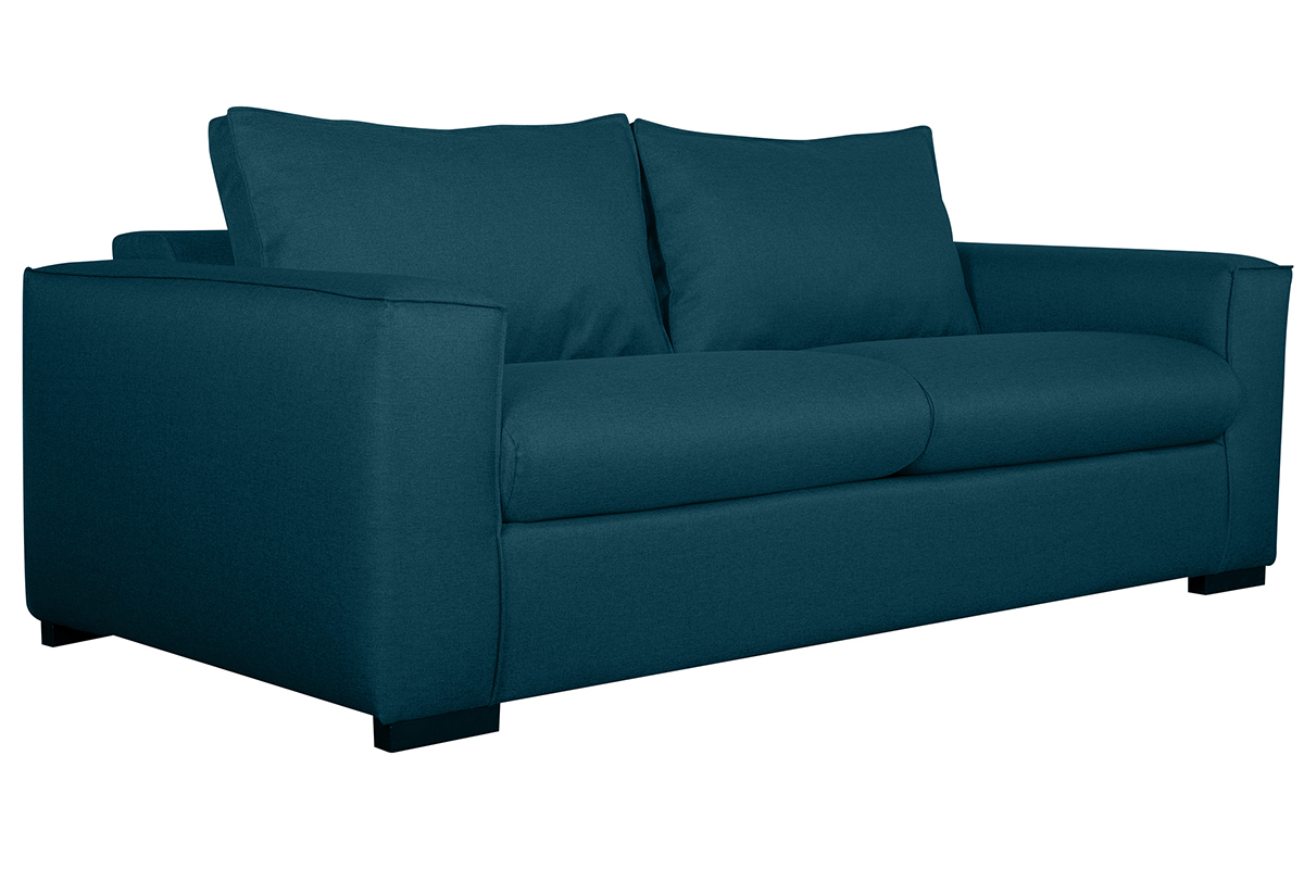 Sof convertible 3 plazas azul petrleo BOLI