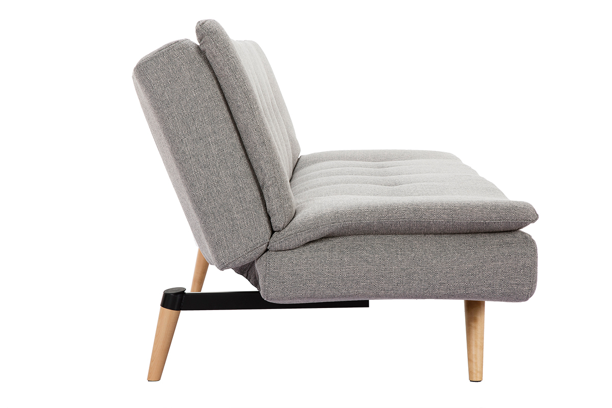 Sof convertible 3 plazas gris claro SENSO