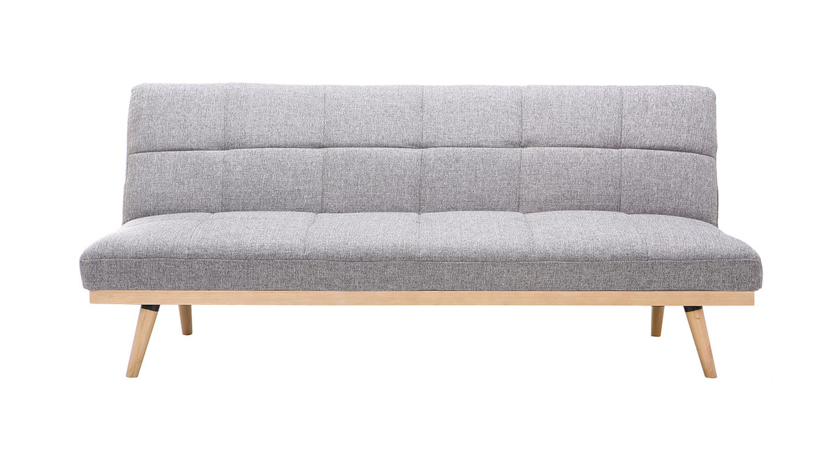 Sof convertible 3 plazas gris SIKKO
