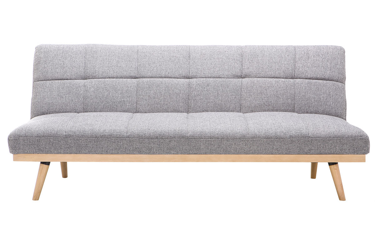 Sof convertible 3 plazas gris SIKKO