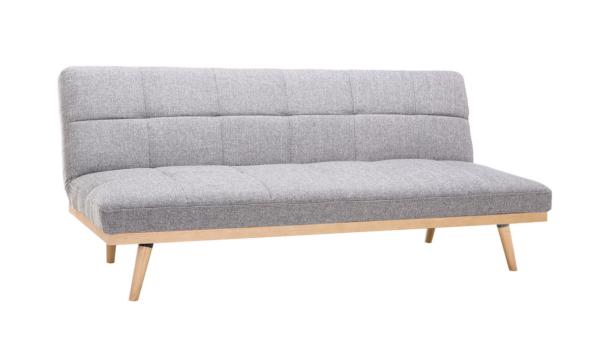 Sof convertible 3 plazas gris SIKKO