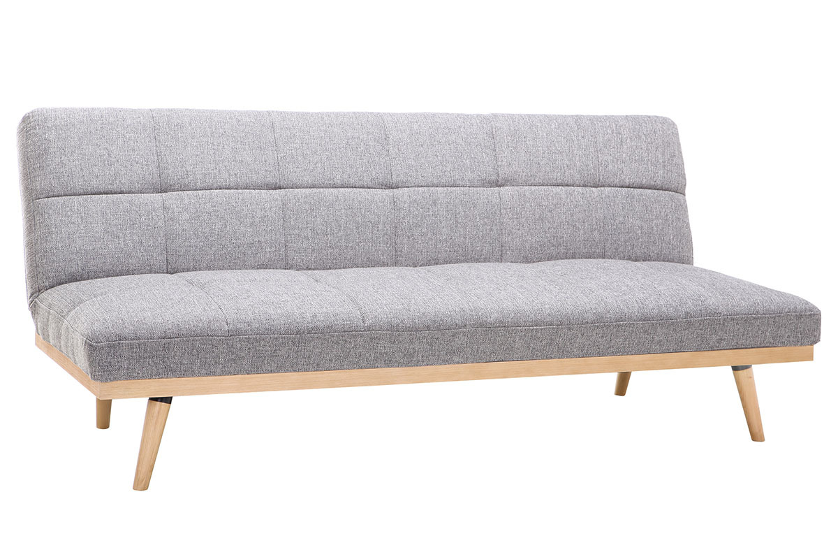 Sof convertible 3 plazas gris SIKKO