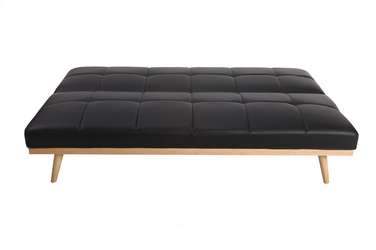 Sof� convertible 3 plazas negro SIKKO