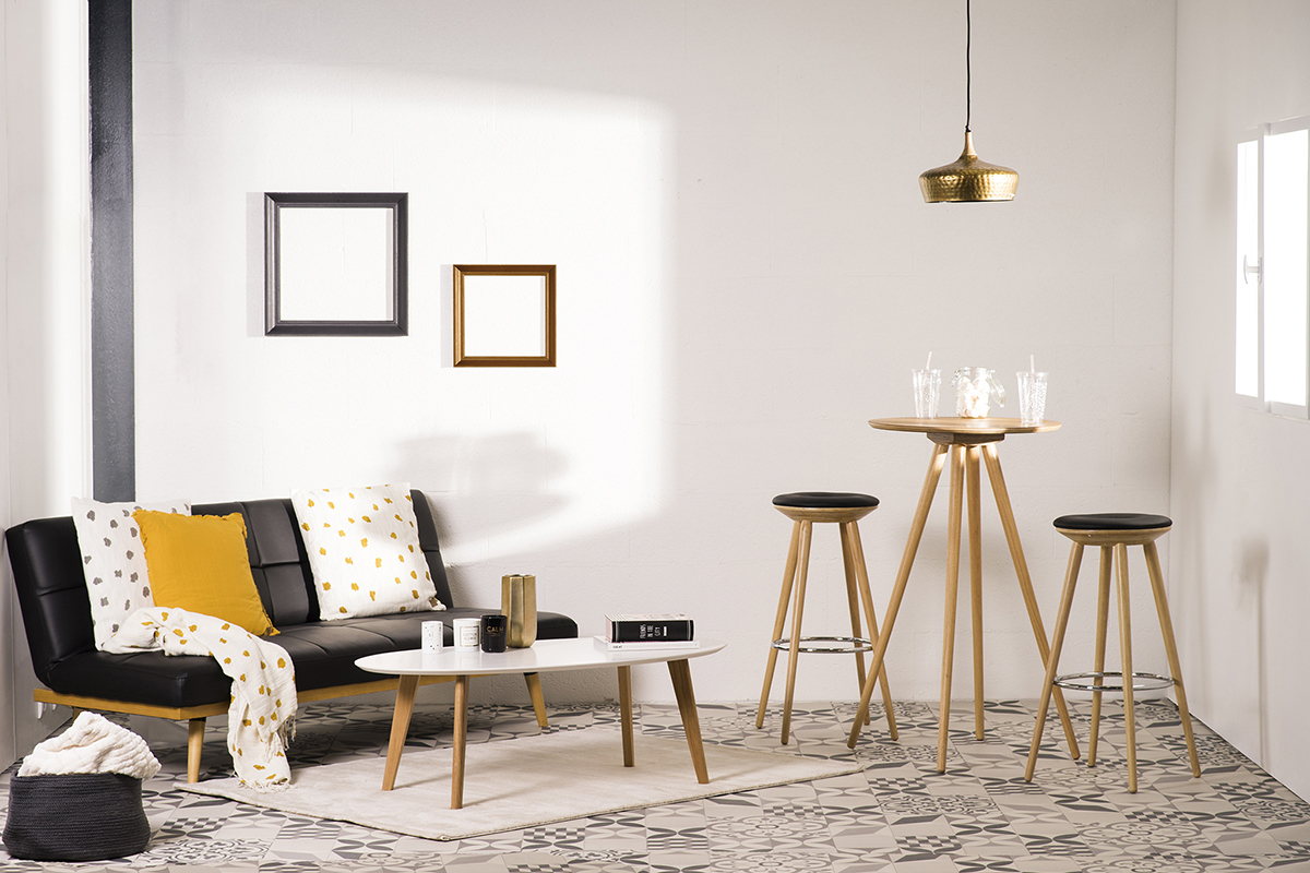 Sof� convertible 3 plazas negro SIKKO