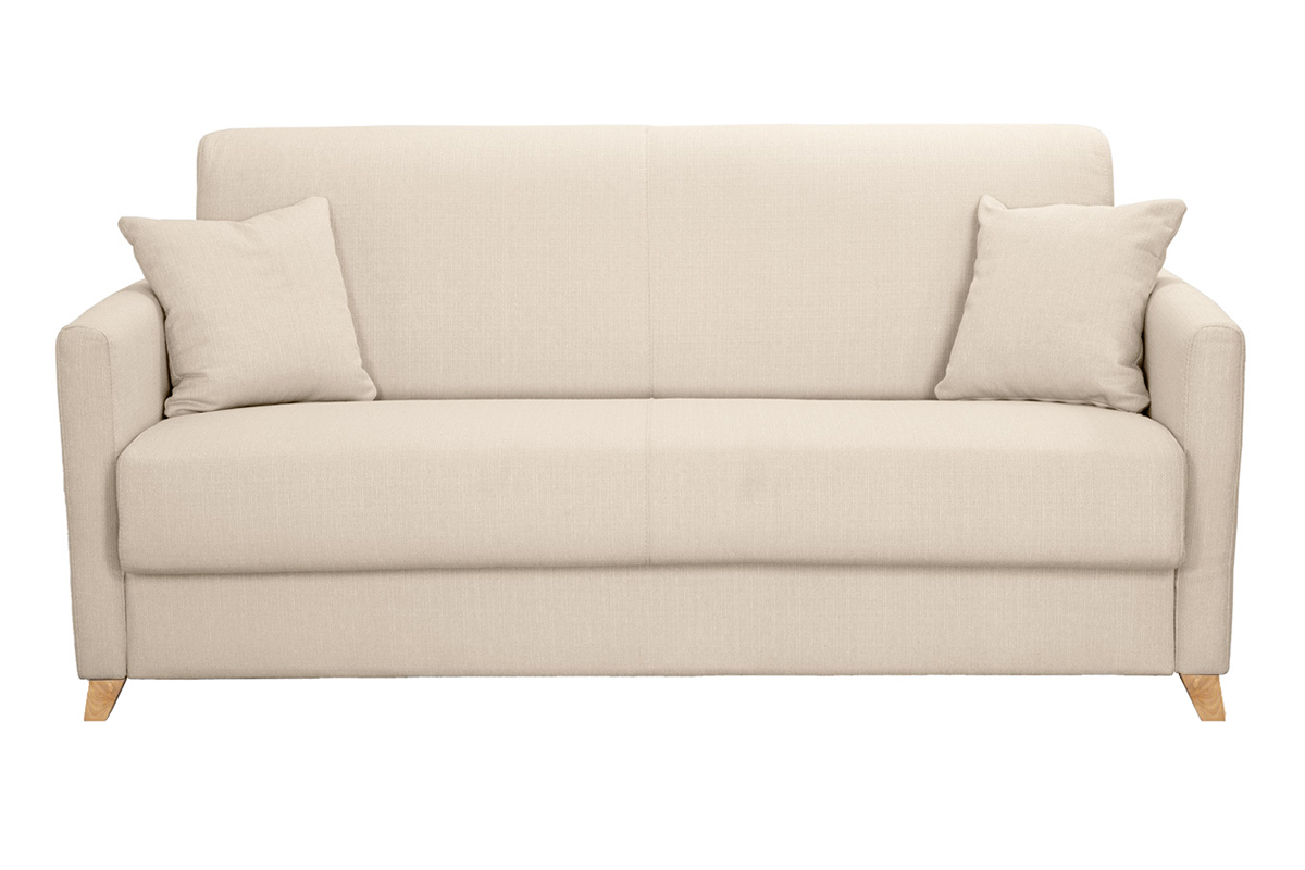 Sof convertible 3 plazas nrdico beige SKANDY