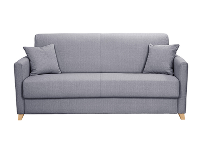 Sofá convertible 3 plazas nórdico gris perla SKANDY - Sofá convertible 3 plazas nórdico gris perla SKANDY