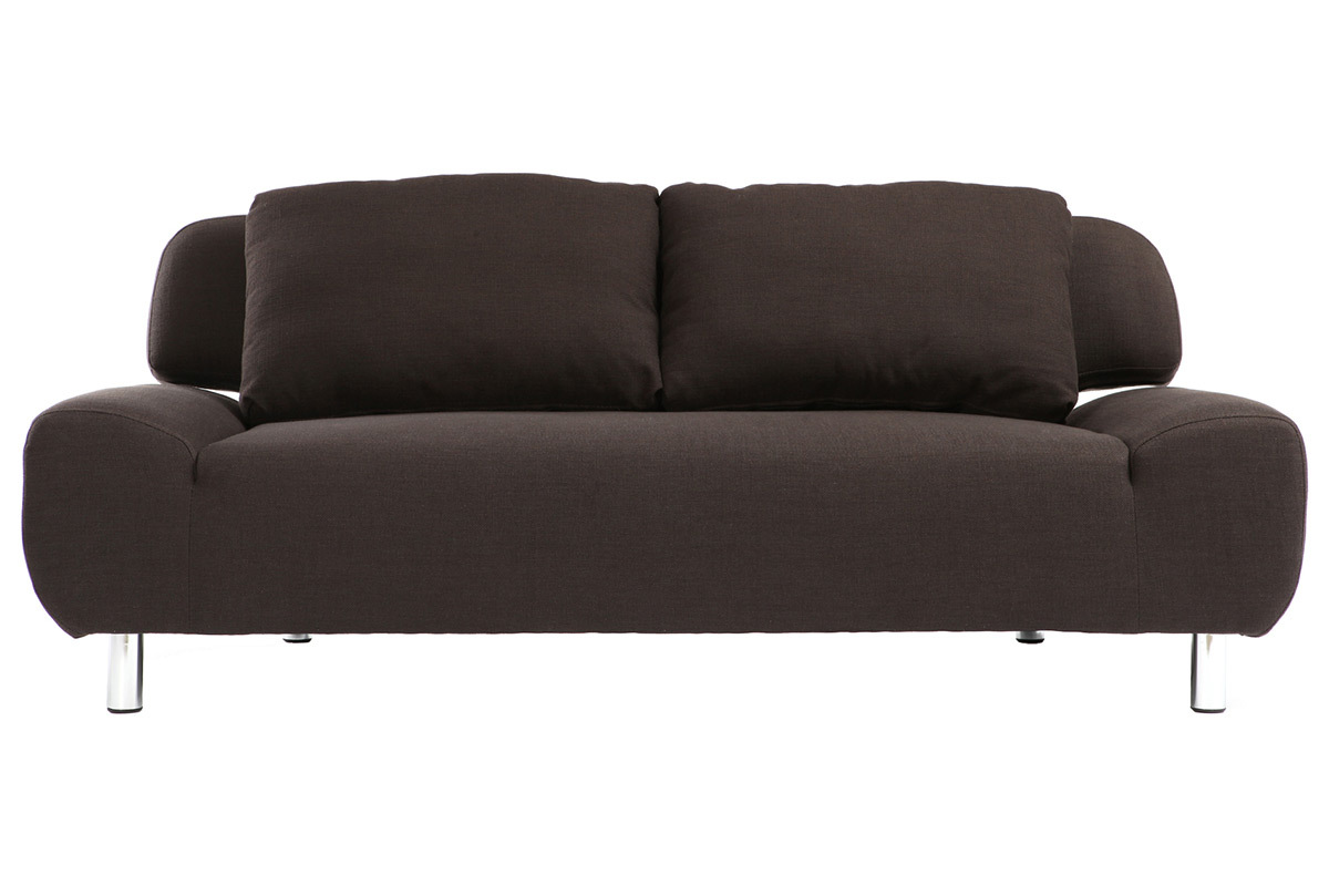 Sof convertible de diseo chocolate TULSA