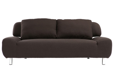 Sof&aacute; convertible de dise&ntilde;o chocolate TULSA