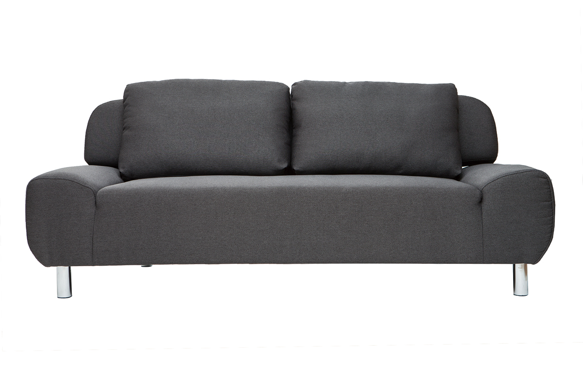 Sof convertible de diseo gris antracita TULSA