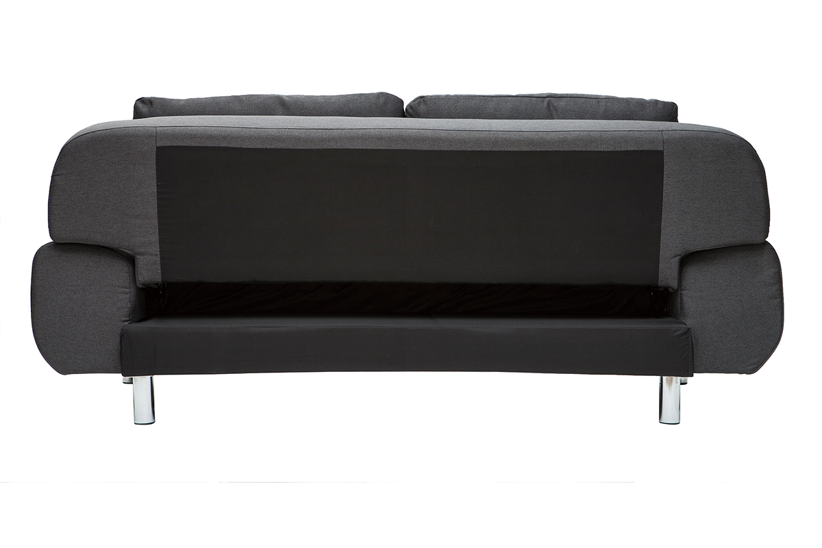 Sof convertible de diseo gris antracita TULSA