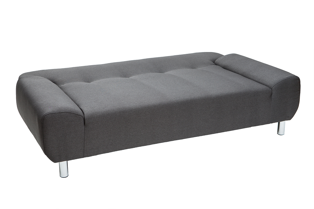 Sof convertible de diseo gris antracita TULSA