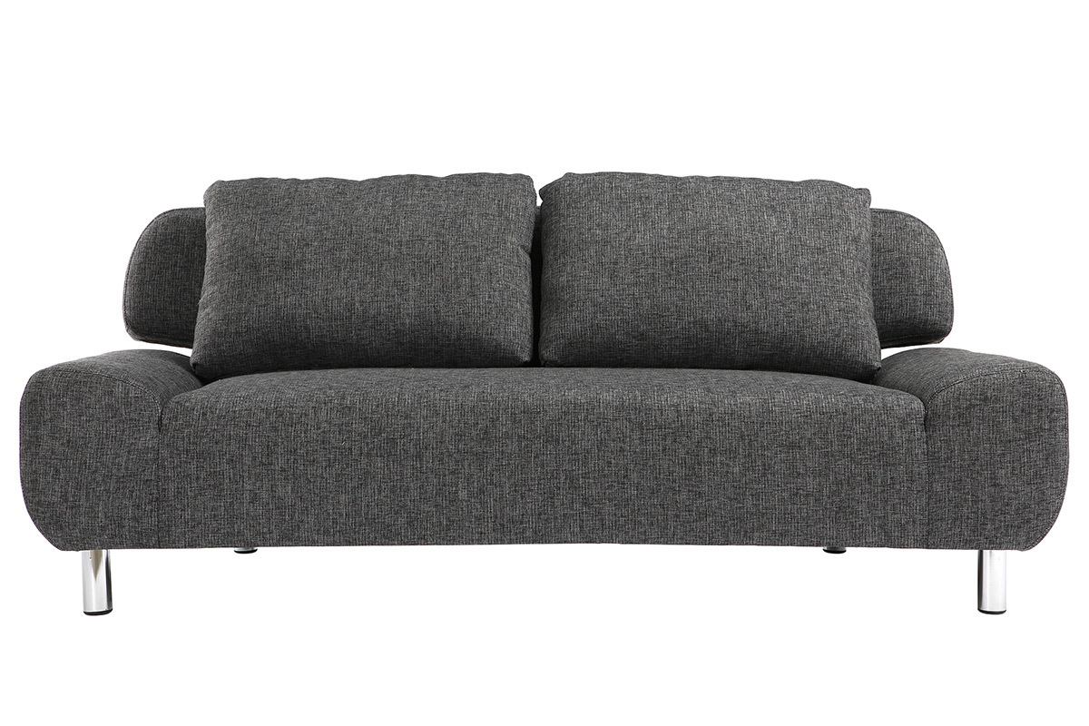 Sof convertible de diseo gris carbn TULSA