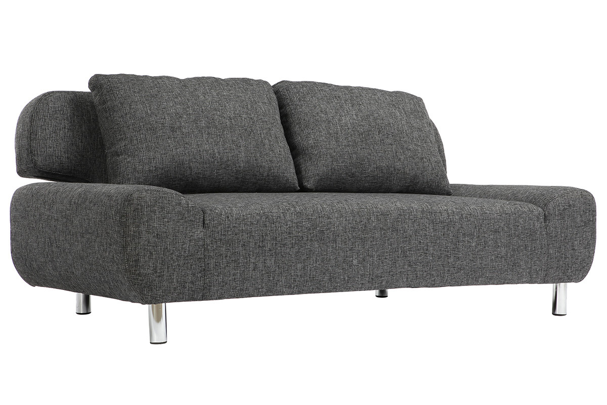 Sof convertible de diseo gris carbn TULSA