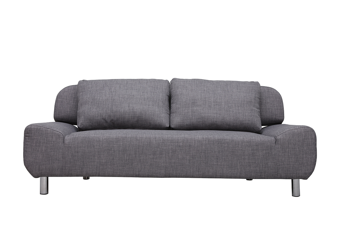 Sof convertible de diseo gris claro TULSA