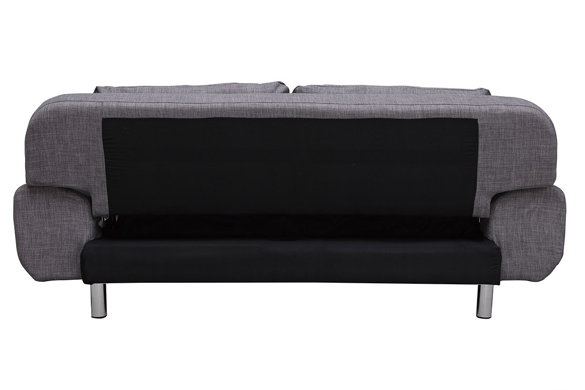 Sof convertible de diseo gris claro TULSA