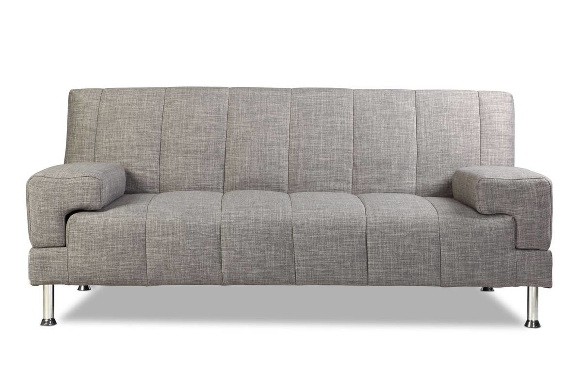 Sof  convertible de diseo gris DENVER