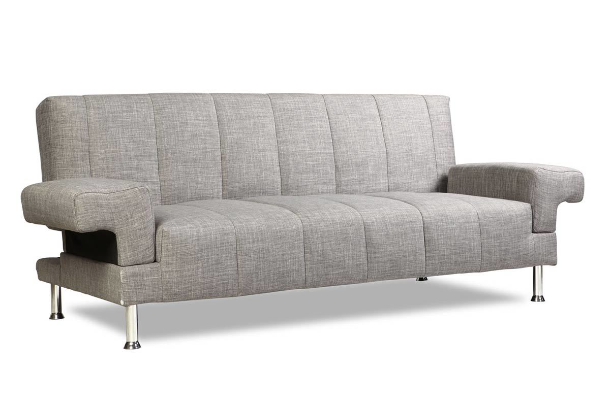 Sof  convertible de diseo gris DENVER