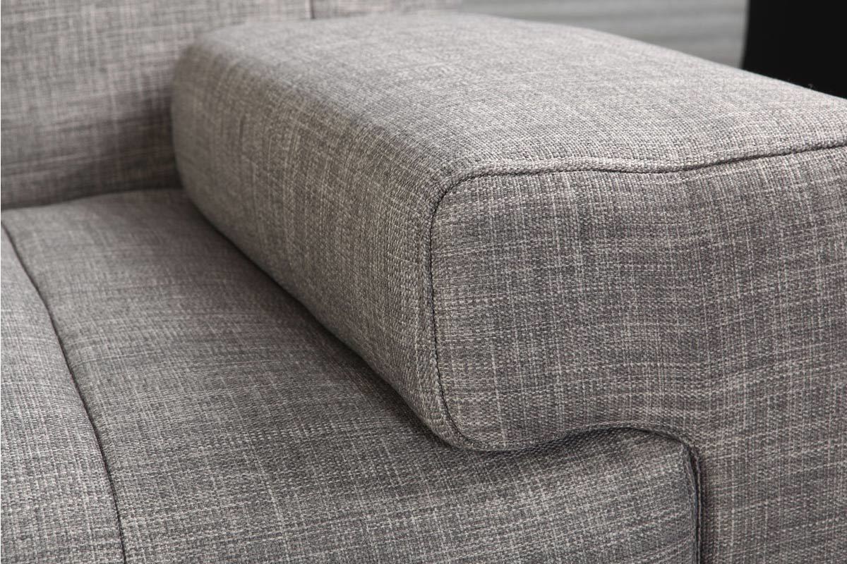 Sof  convertible de diseo gris DENVER