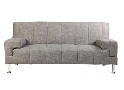 Sof&aacute;  convertible de dise&ntilde;o gris DENVER