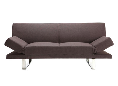 Sof&aacute; convertible de dise&ntilde;o marr&oacute;n ATLANTA