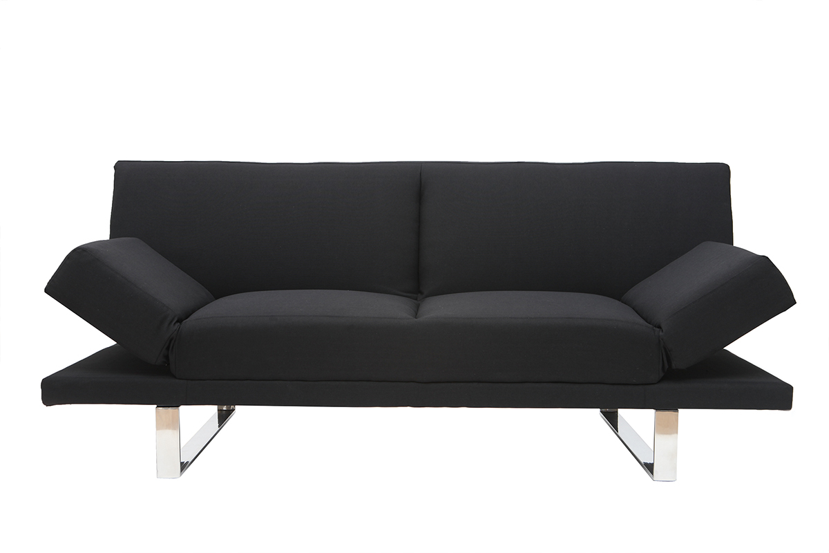 Sof convertible de diseo negro ATLANTA