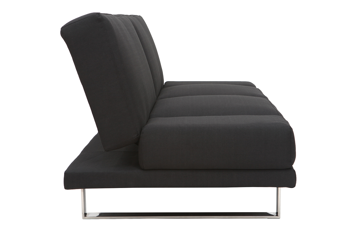 Sof convertible de diseo negro ATLANTA
