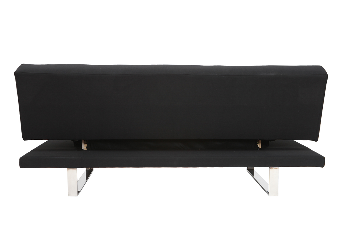 Sof convertible de diseo negro ATLANTA