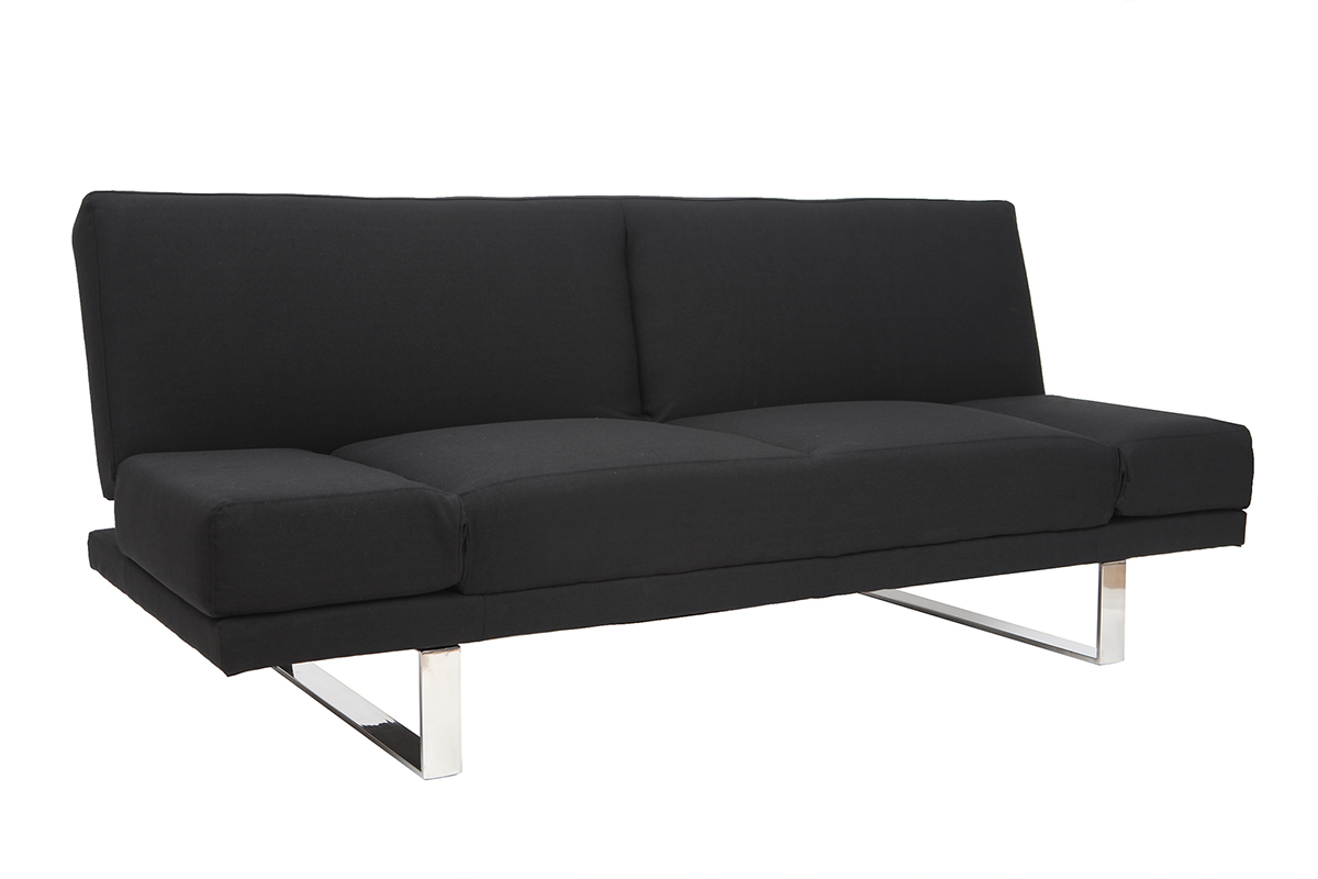 Sof convertible de diseo negro ATLANTA